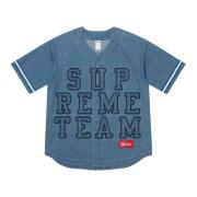 Denim Baseball Jersey Limited Edition Blå