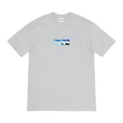 Begrænset udgave Box Logo Tee Grå/Blå