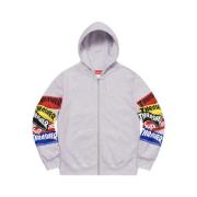 Begrænset udgave Multi Logo Zip Up Hoodie