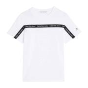 Logo Tape T-Shirt Hvid Sort