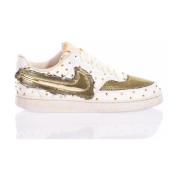 Beige Gold Sneakers Kvinders Sko