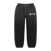 Begrænset Oplag Sort Sweatpant Børstet Fleece