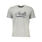 Tryk Logo Rund Hals T-Shirt