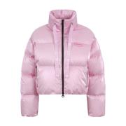 Lys Pink Kort Dunjakke AW23