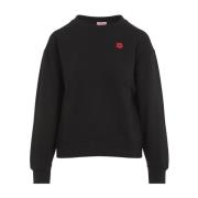 Sort Sweatshirt Stilfuld Behagelig AW24