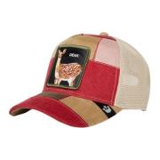 Rød Fawn Patchwork Trucker Cap