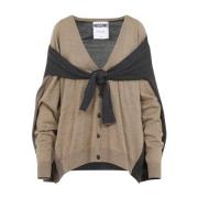 Beige Cardigan Sweater