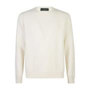 Creme Sweater Langærmet Regular Fit