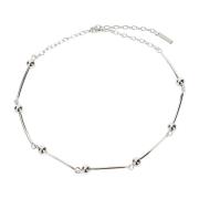 Metallic Particole Chain Necklace