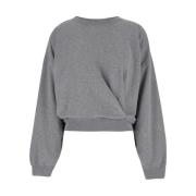 Grå Paulia Sweatshirt Sweaters