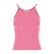 Pink Viscose Tank Top