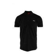 Slim Fit Sort Polo Skjorte