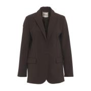 Brun Blazer AW24 Dametøj