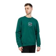 Herre Grøn Sweatshirt Regular Fit