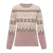 Mønstret sweater