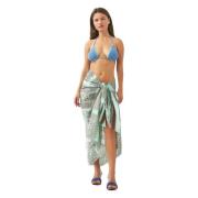 Bomuld voile print sarong Nalii