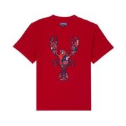 Grafisk Lobster Oversized T-shirt Mænd