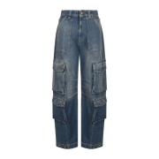 Blå Denim Jeans