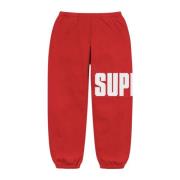 Rød Rib Sweatpant Begrænset Oplag