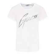 Glitter Logo Print T-Shirt