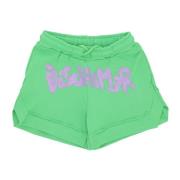 Logo Lime Shorts Letvægtsbomuld