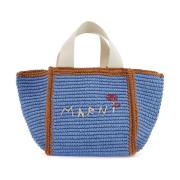 Macramé Knit Tote Bag