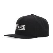 Flad skygge snapback kasket sort