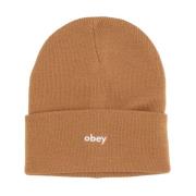 Brun Sukker Beanie Hat med Micro Rib