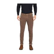 Slim Fit Velour Chino Bukser