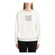 Ensfarvet Logo Sweatshirt