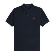 Slim Fit Plain Polo Navy