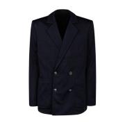 Navy Blue Mini Monogram Blazer