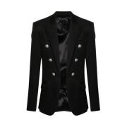 Klassisk Sort Uld Blazer