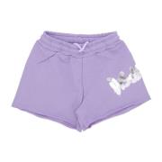 Logo Lilac Shorts Letvægtsbomuld