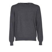 Anthracite Grå Crew Neck Sweater