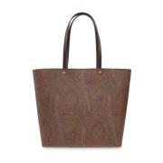 Ikonisk Paisley Jacquard Shopping Taske