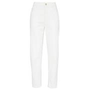 Højtaljede tapered jeans med Monili-kæde