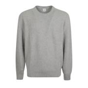 Luksuriøs Grå Uld Sweater AW24