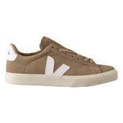 Suede Sneakers med materialer