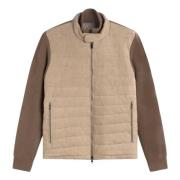 To-farvet Cardigan