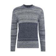 Mohair Strikket Rund Hals Sweater