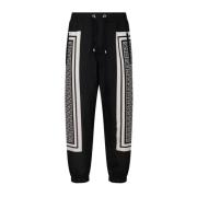 Monogram Print Track Pants