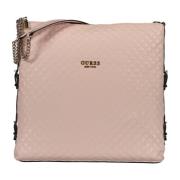 Chic Pink Chain Handle Shoulder Bag