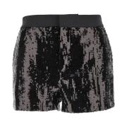 Sort Paillet Shorts