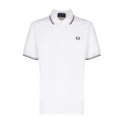 Klassisk Hvid Polo Shirt