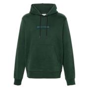 Midnight Forest Broderet Logo Hoodie