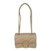 Klassisk Nappa Love Puff Mini Taske