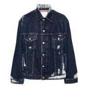 Vintage Distressed Denim Jacket