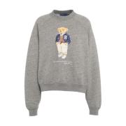 Trykt Raglan Sweatshirt