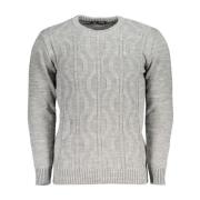 Twisted Crew Neck Sweater Kontrastdetaljer